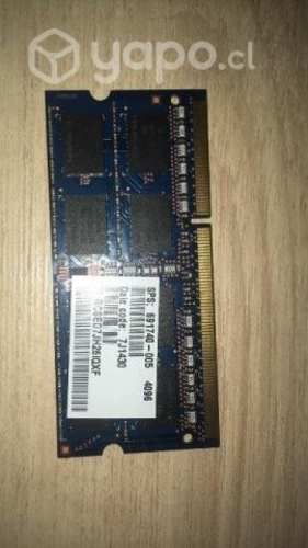 Memoria ram 4gb Para notebook ddr3