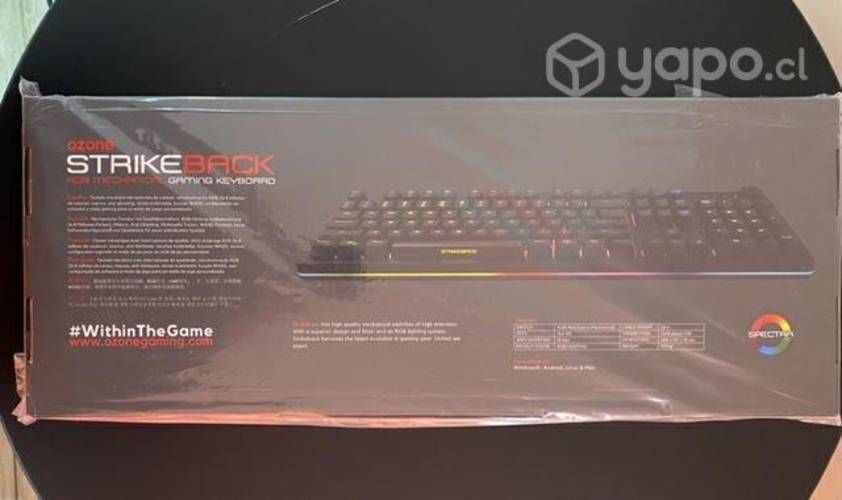 Teclado Ozone Mecánico Strikeback