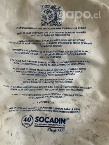 Cadenas para la nieve