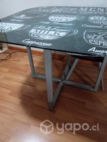 Mesa de Comedor, sin sillas Cubierta Cristal