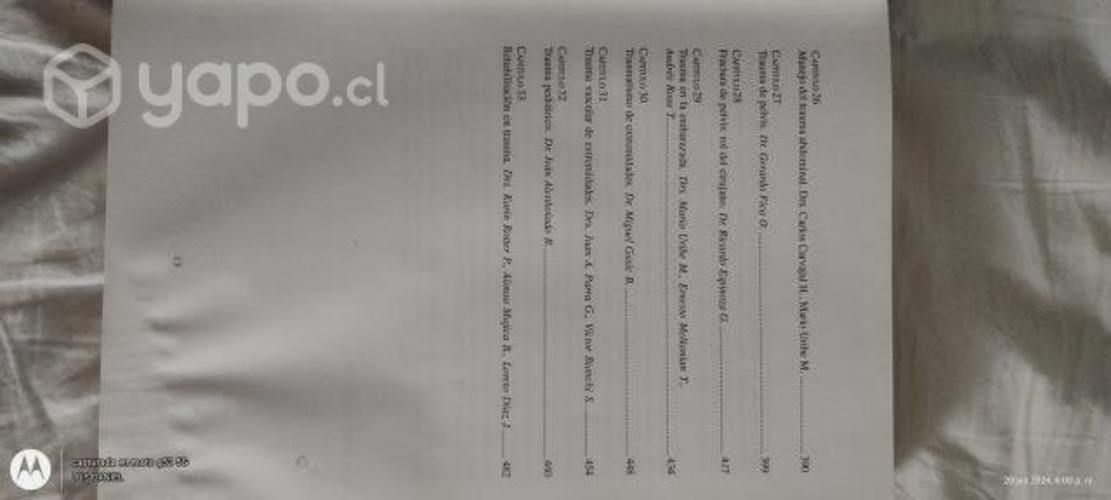 Libro de estudio trauma manejo avanzado.