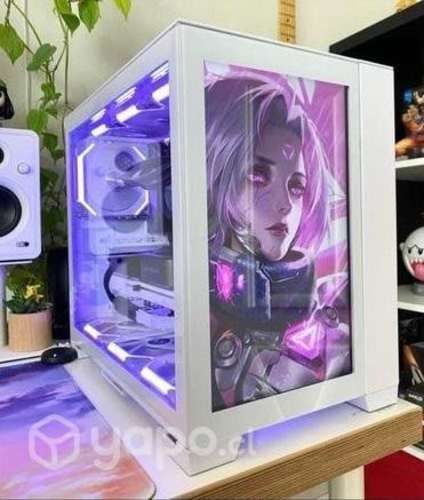 Gabinete Gamer SnowFall con pantalla personalizabl