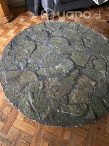 Mesa centro piedra remate