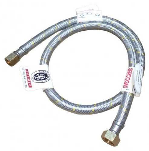 Flexible 1/2" x 3/8" izquierdo 1 [m]. certificado