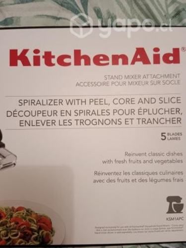 Cortador en espiral que pela descoraza y rebana