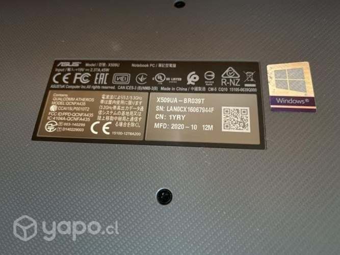 Computador Asus X509UA