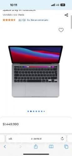 MacBook Pro M1 13 pulgadas con TouchBar