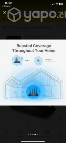 Tp link AC1200 Mesh WIFI ROUTER Archer C6