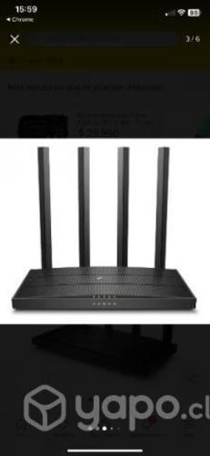 Tp link AC1200 Mesh WIFI ROUTER Archer C6