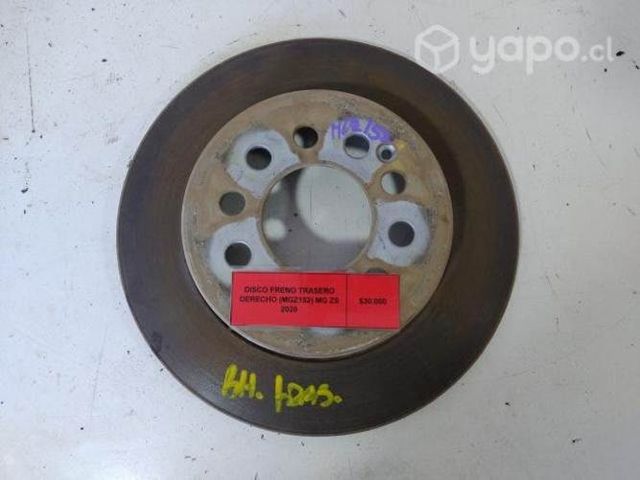 Disco Freno Trasero Derecho (MGZ152) MG ZS 2020
