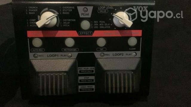Pedal De Efectos y Loop Vox