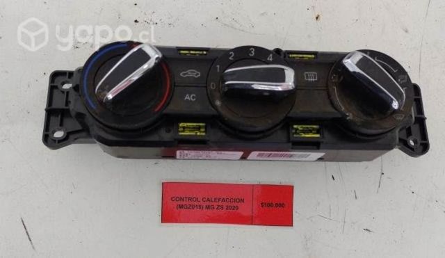 Control Calefaccion (MGZ018) MG ZS 2020
