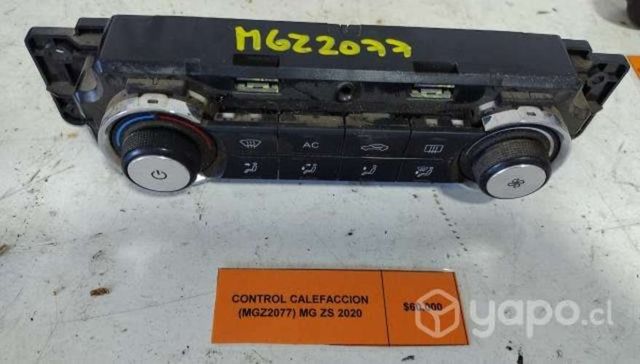 Control Calefaccion (MGZ2077) MG ZS 2020