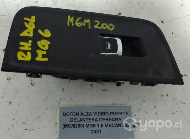 Boton Alza Vidrio Puerta Del DER (MGM200) MG6 1.5