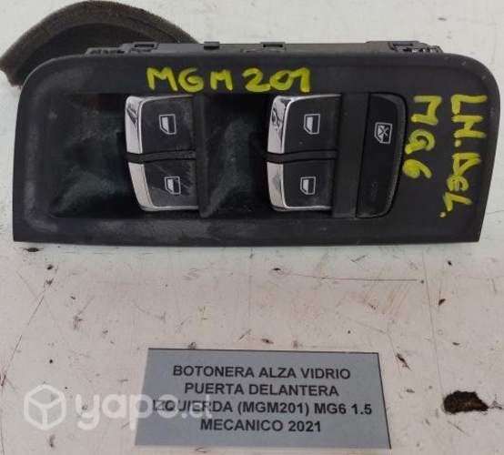 Botonera Alza Vidrio PTA DEL IZQ (MGM201) MG6 1.5