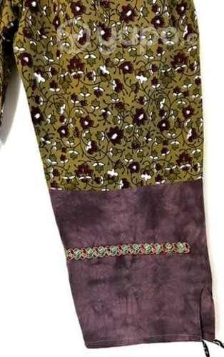 Pantalón Hindú Con Bolsillo L/xl Verde