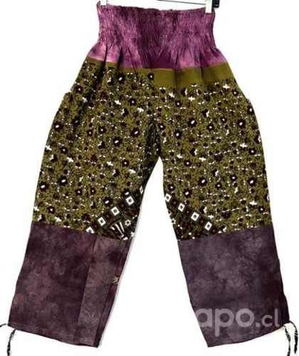 Pantalón Hindú Con Bolsillo L/xl Verde