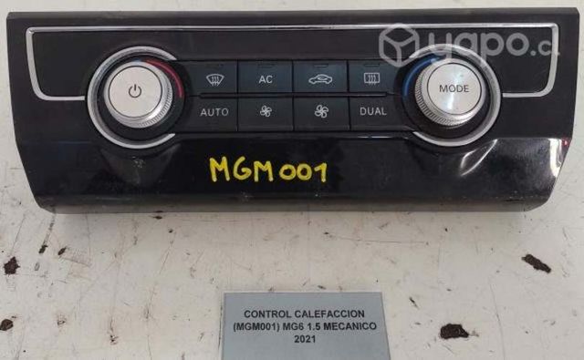 Control Calefaccion (MGM001) MG6 1.5 Mecanico