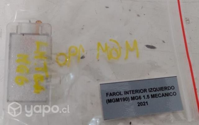 Farol Interior Izquierdo (MGM190) MG6 1.5 Mecanic