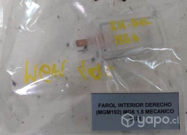 Farol Interior Derecho (MGM192) MG6 1.5 Mecanico