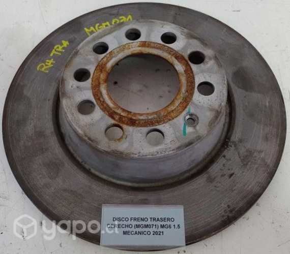 Disco Freno Trasero Derecho (MGM071) MG6 1.5 Mec