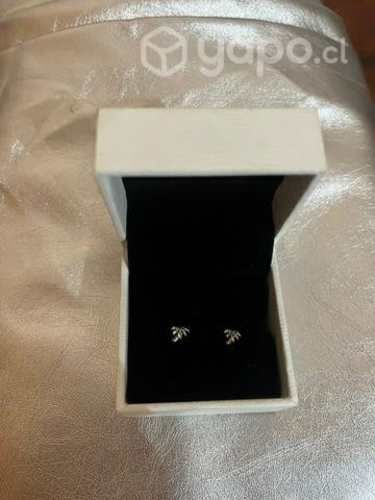 Aros Pandora plata de palmera