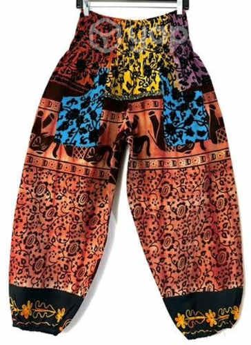 Pantalón Hindu Con Bolsillo Talla L/xl Coral