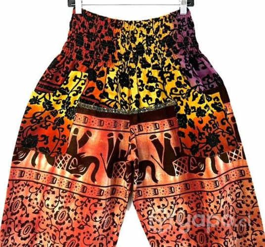 Pantalón Hindu Con Bolsillo Talla L/xl Naranja