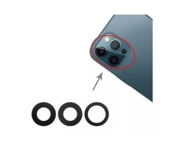 Lente Camara Trasera iPhone 12 Pro Max