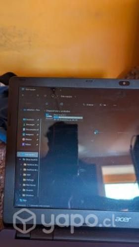 Acer aspire e15 con detalle
