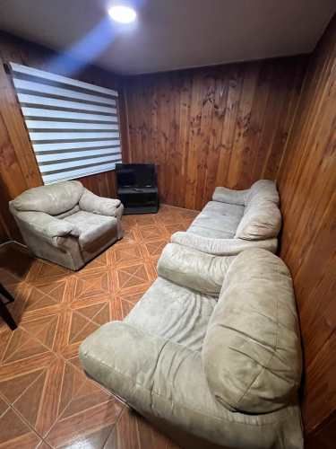 Casa amoblada 3 dormitorios en recinto de Cabañas