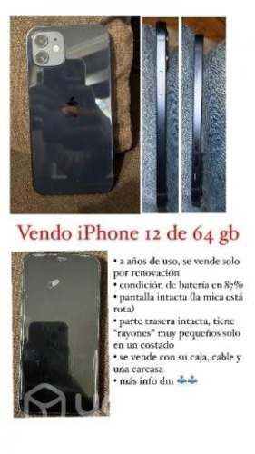 IPhone 12 64GB excelente estado conversable