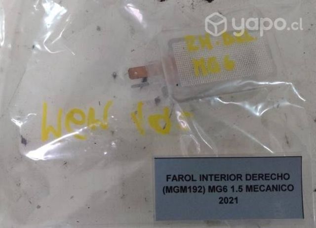 Farol Interior Derecho (MGM192) MG6 1.5 Mec