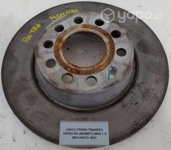 Disco Freno Trasero Derecho (MGM071) MG6 1.5 Mec