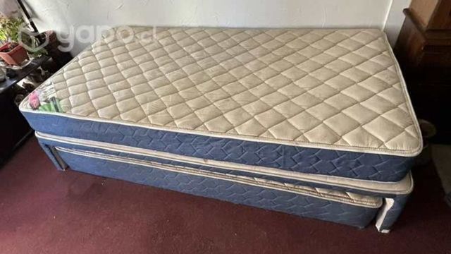 Cama nido 1.5 marca cic + un colchón de 1.5