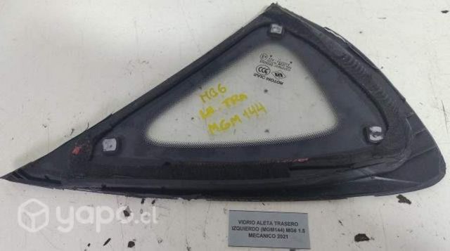 Vidrio Aleta Trasero Izquierdo (MGM144) MG6 1.5 Me
