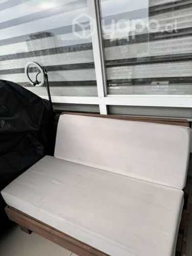 Sofá palet lounge 75x125 cm.