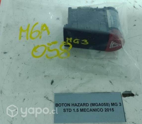 Boton Hazard (MGA058) MG 3 STD 1.5 Mecanico 2015