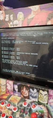 Arcade una pc interior con error
