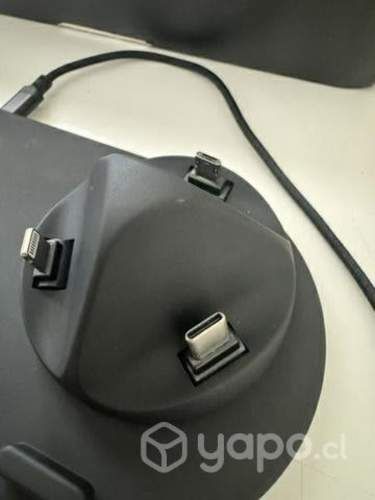 Cargador inalámbrico base 3 tipos de conectores