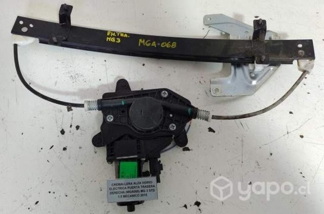 Cremallera Alza Vidrio Elect pta tra der MG 3 STD