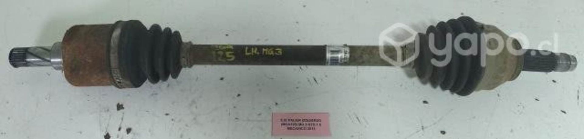 Eje Palier Izquierdo (MGA125) MG 3 STD 1.5 Mec