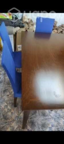 Comedor rectangular madera 4 sillas