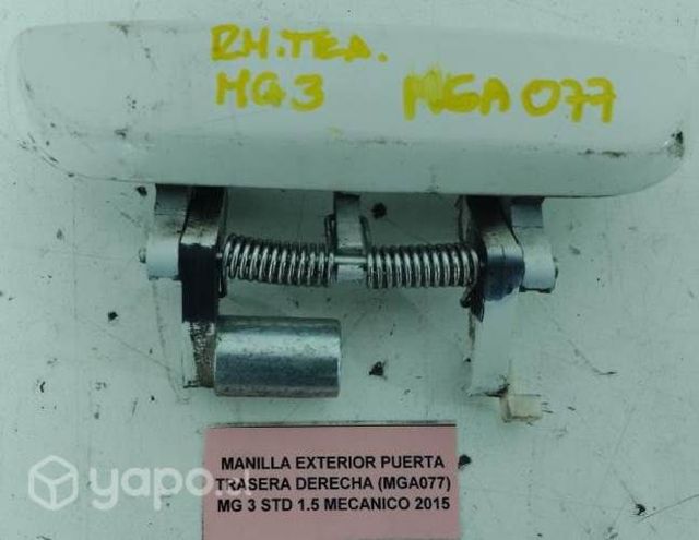 Manilla Exterior Puerta Tras Der (MGA077) MG 3 STD