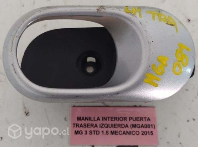 Manilla Interior Puerta Tras IZQ (MGA081) MG 3 STD