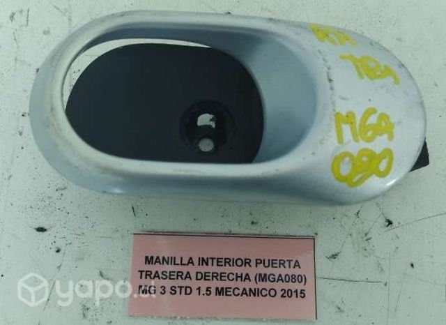 Manilla Interior Puerta Tras Der (MGA080) MG 3 STD