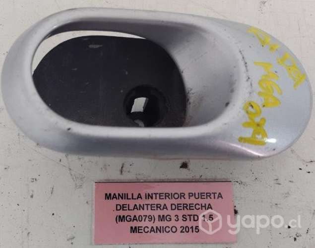 Manilla Interior Puerta Del Der (MGA079) MG 3 STD