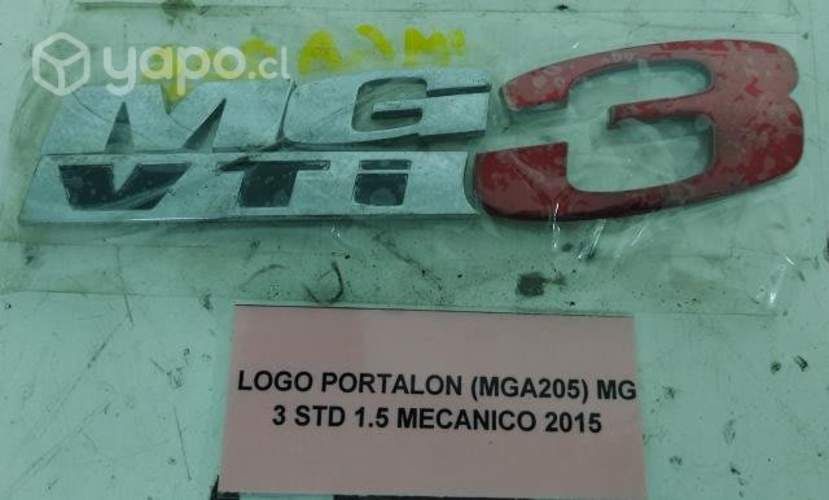 Logo Portalon (MGA205) MG 3 STD 1.5 Mecanico 2015
