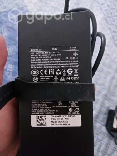 Cargador dell 130w 19.5v 6.7a