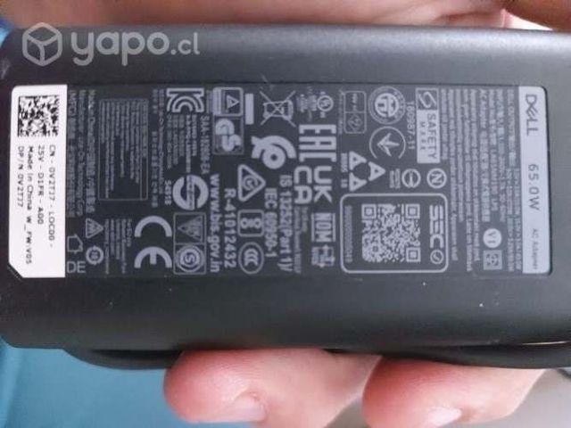 Cargador Dell tipo C 65W 3.25 a original
